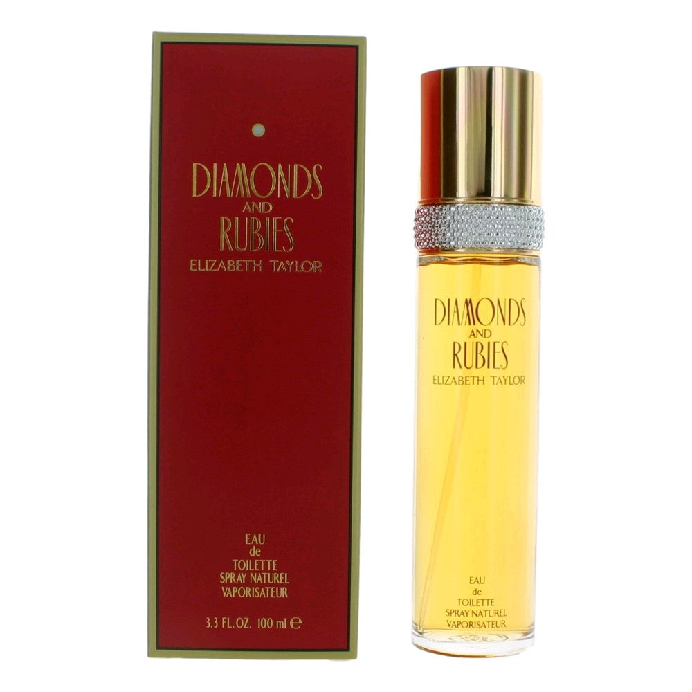 Elizabeth Taylor Diamonds & Rubies Eau de Toilette Spray for Women 3.3 Fl Oz