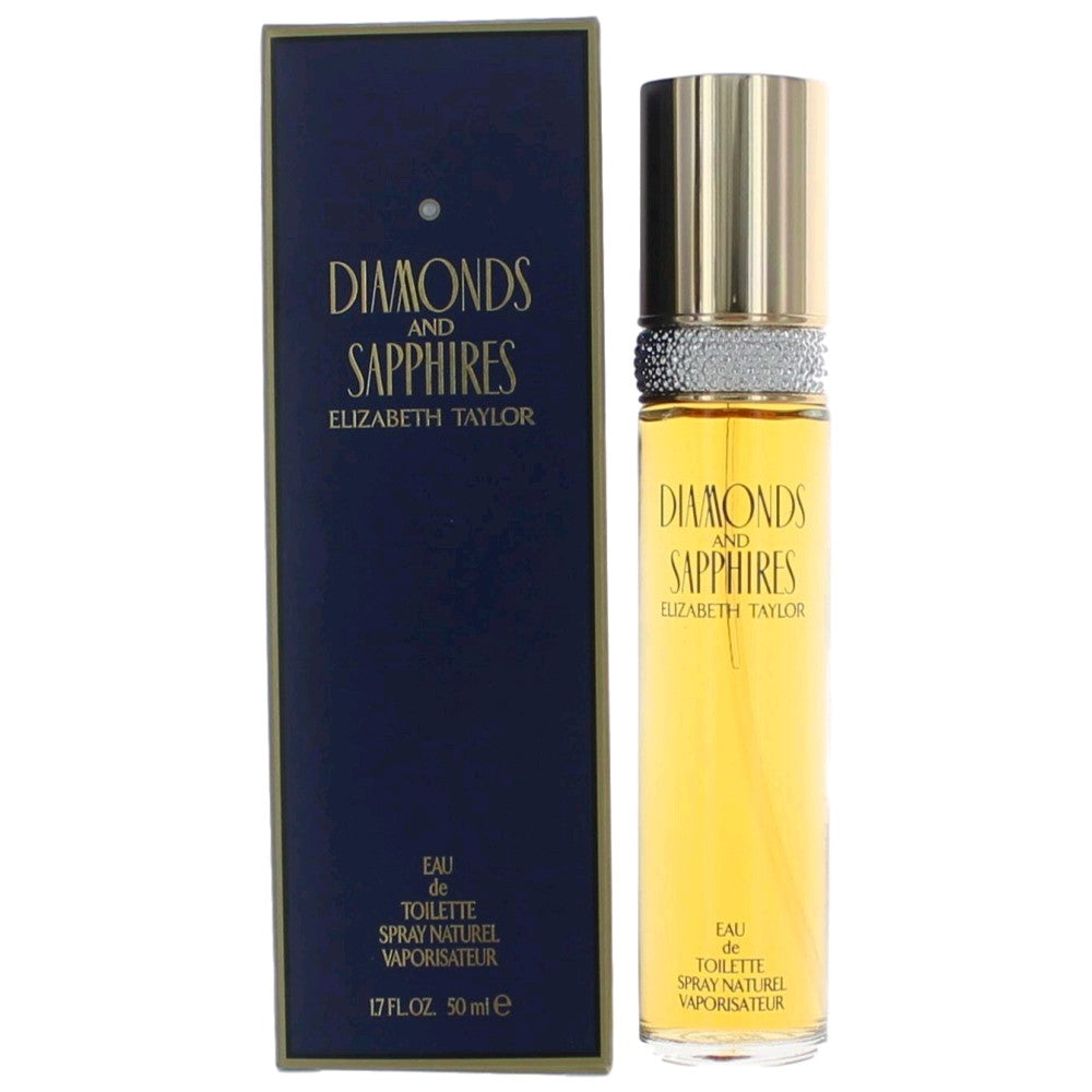 Elizabeth Taylor Diamonds & Sapphires Eau de Toilette Spray for Women 1.7 Fl Oz