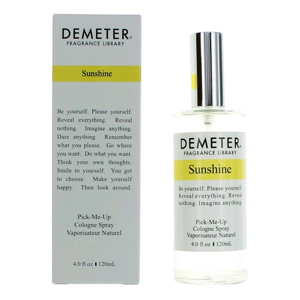 Demeter Sunshine Eau de Cologne Spray for Unisex 4 Fl Oz