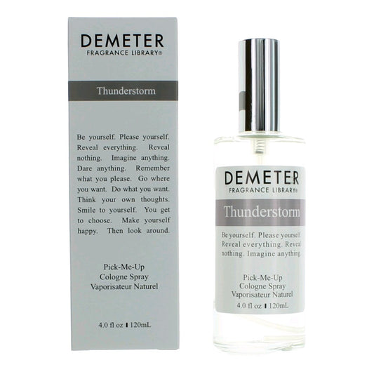 Demeter Thunderstorm Eau de Cologne Spray for Unisex 4 Fl Oz