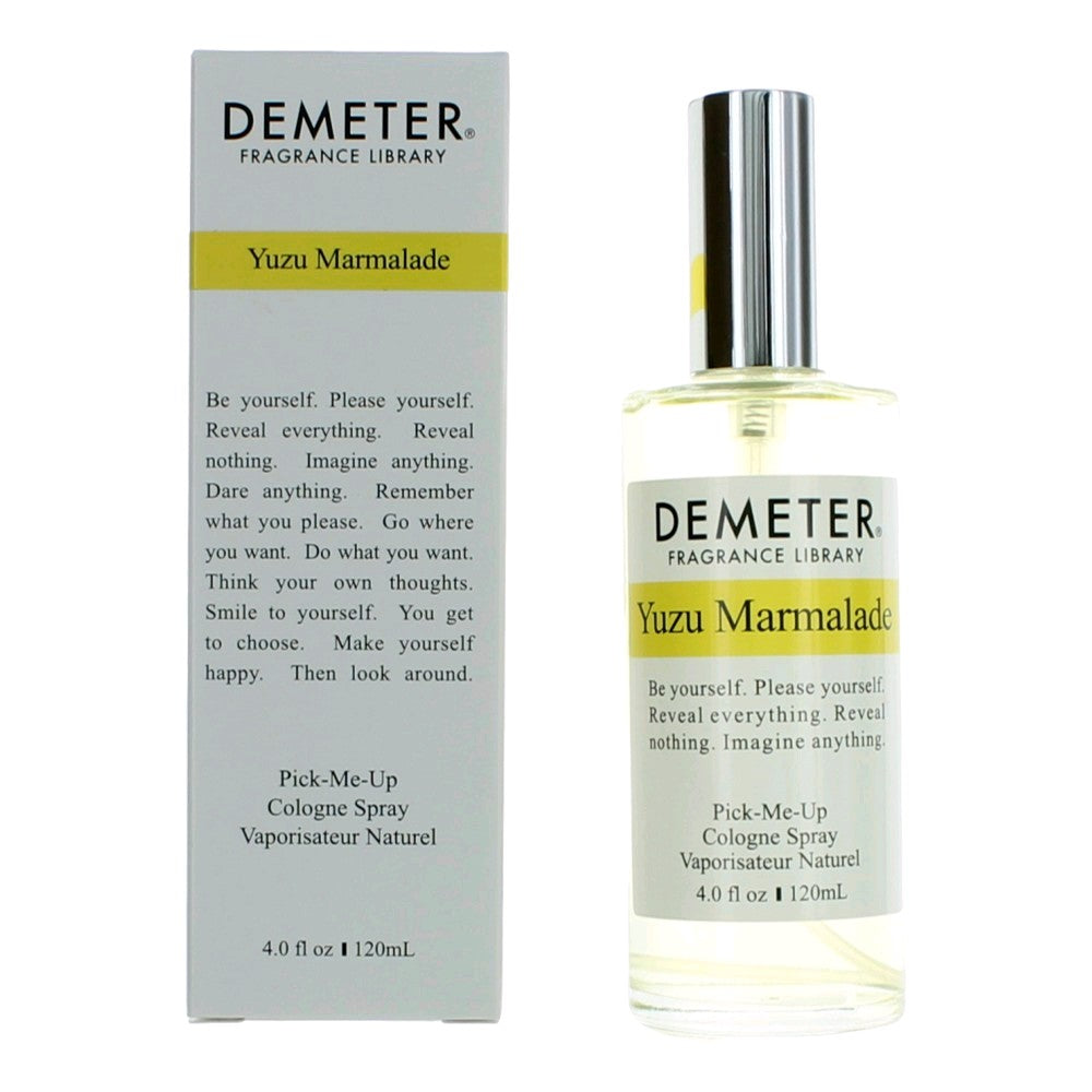 Demeter Yuzu Marmalade Eau de Cologne Spray for Unisex 4 Fl Oz