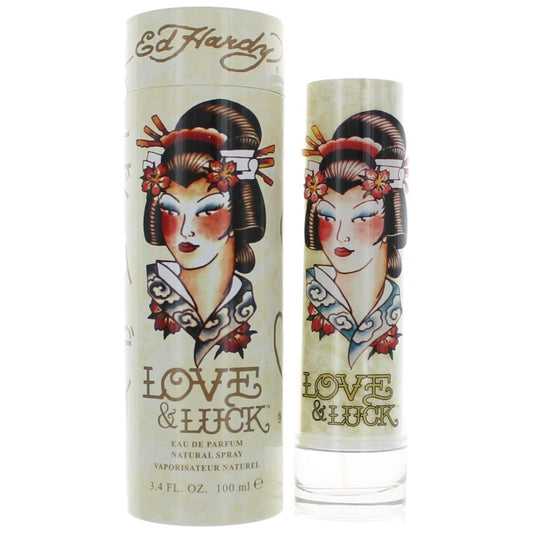 Christian Audigier Ed Hardy Love & Luck Eau de Parfum Spray for Women 3.4 Fl Oz