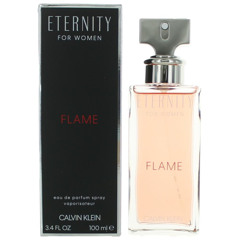 Calvin Klein Eternity Flame Eau de Parfum Spray for Women 3.4 Fl Oz