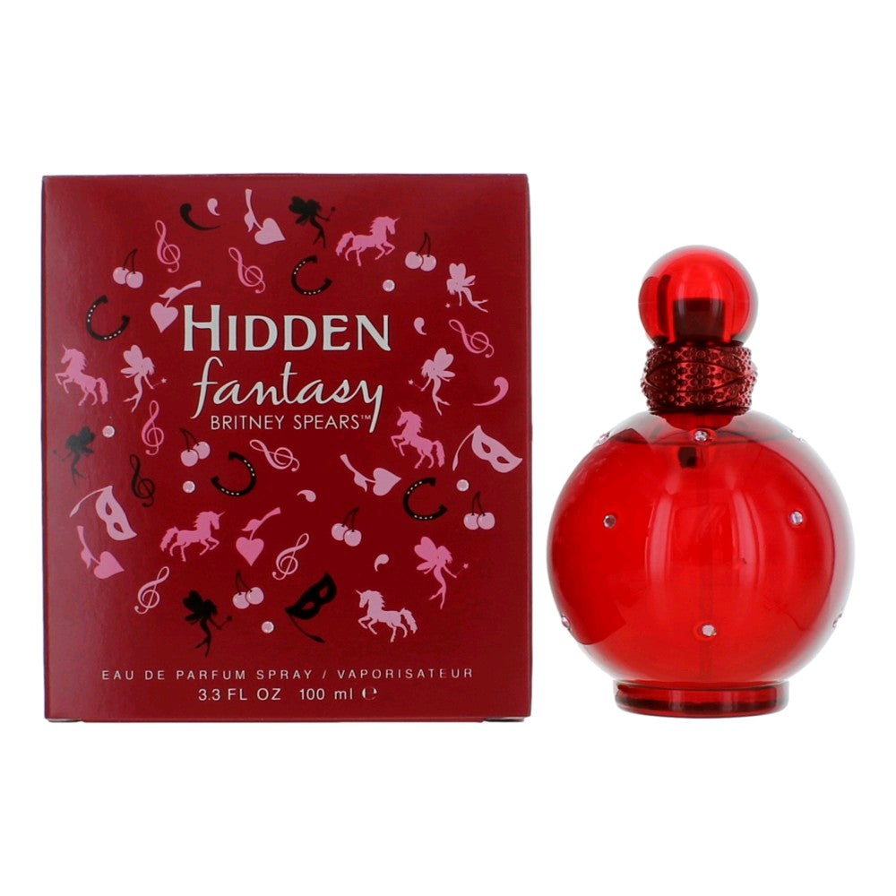 Britney Spears Hidden Fantasy Eau de Parfum Spray for Women 3.3 Fl Oz