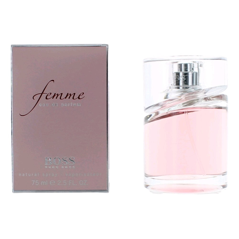 Hugo Boss Femme Eau de Parfum Spray for Women 2.5 Fl Oz