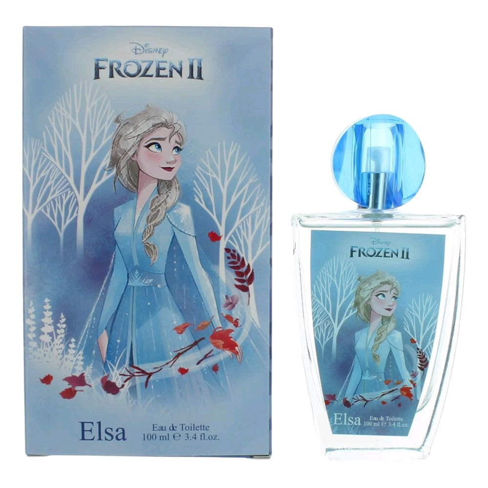 Disney Frozen II Elsa Eau de Toilette Spray for Kids 3.4 Fl Oz