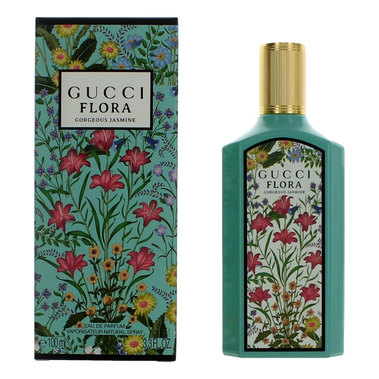 Gucci Flora Gorgeous Jasmine Eau de Parfum Spray for Women 3.3 Fl Oz