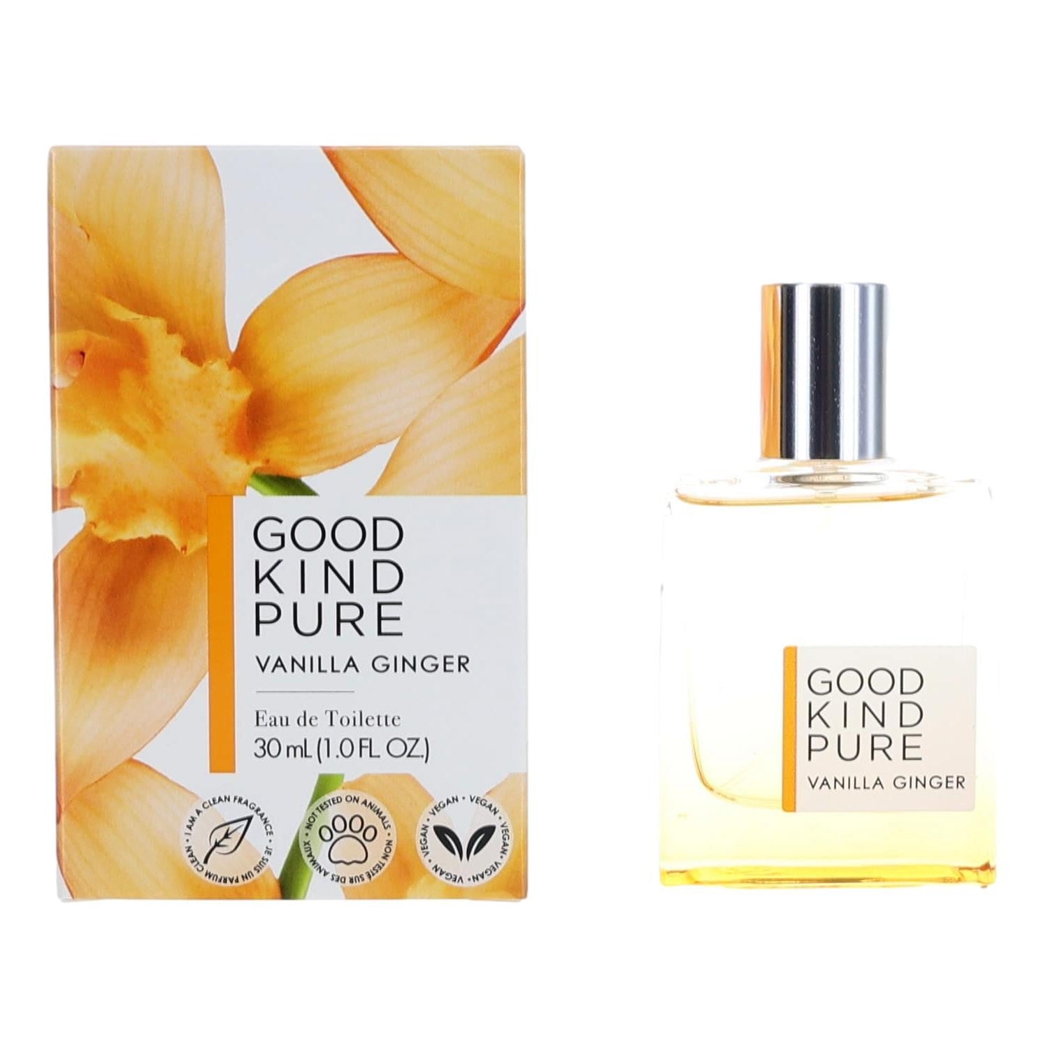 Coty Good Kind Pure Vanilla Ginger Eau de Toilette Spray for Women 1 Fl Oz