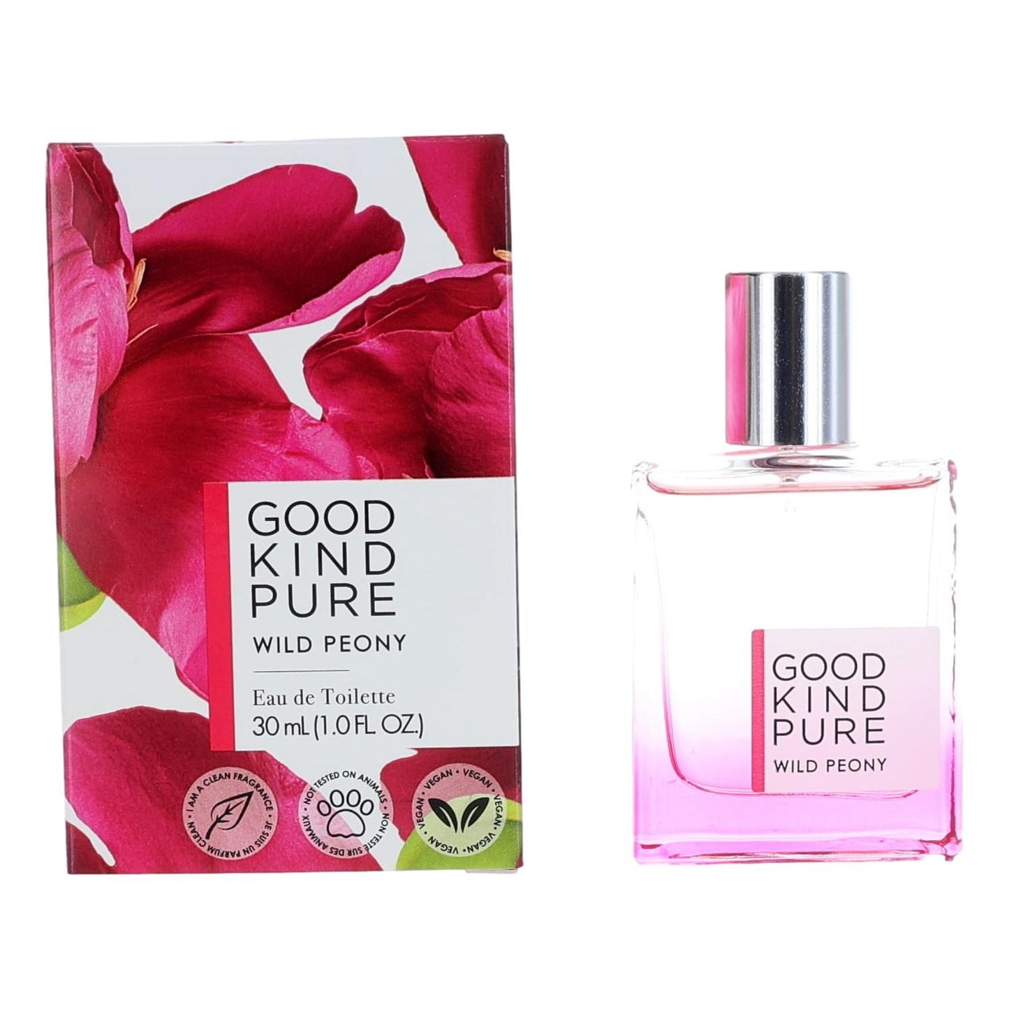 Coty Good Kind Pure Wild Peony Eau de Toilette Spray for Women 1 Fl Oz