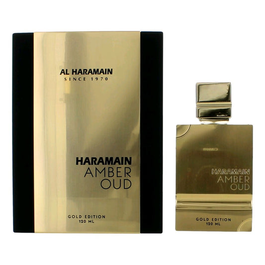 Al Haramain Amber Oud Gold Edition Eau de Parfum Spray for Unisex 4 Fl Oz