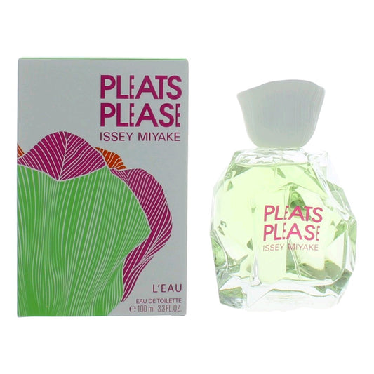 Issey Miyake Pleats Please L'eau Eau de Toilette Spray for Women 3.4 Fl Oz