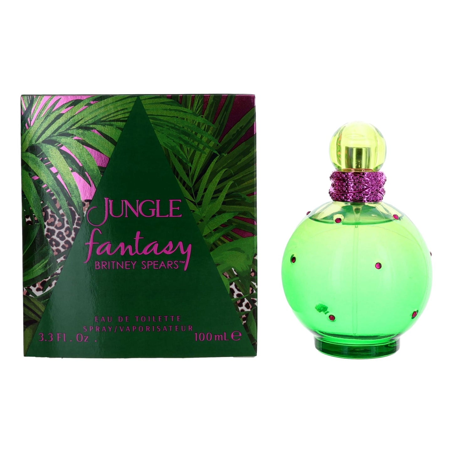 Britney Spears Jungle Fantasy Eau de Toilette Spray for Women 3.3 Fl Oz