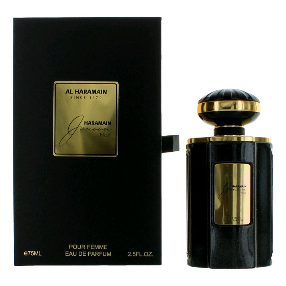 Al Haramain Junoon Noir Eau de Parfum Spray for Women 2.5 Fl Oz