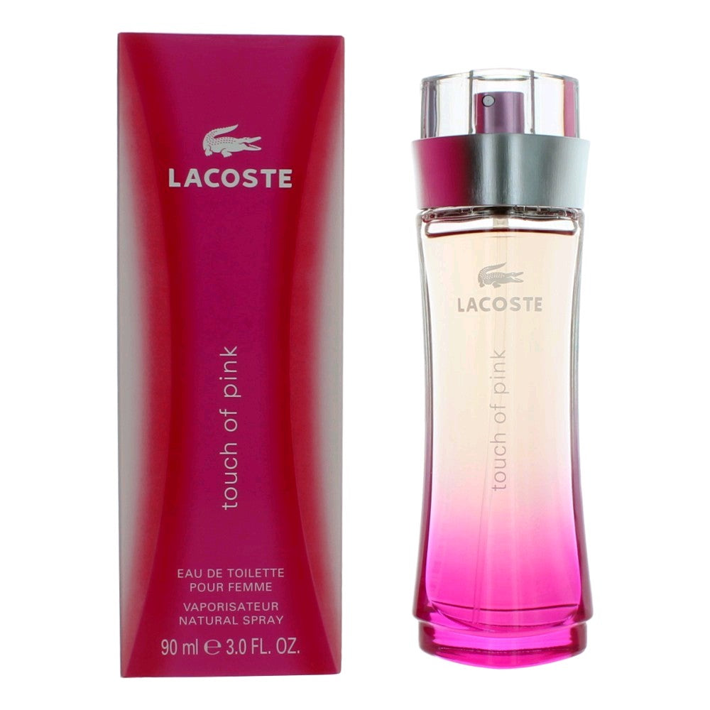 Lacoste Touch of Pink by Lacoste, 3 oz EDT Spray for Women