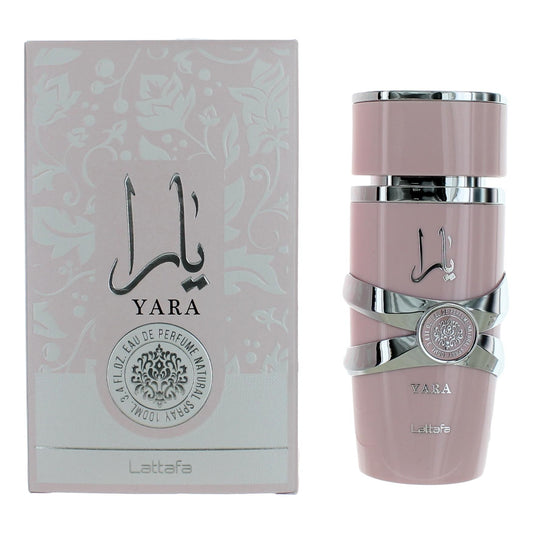 Lattafa Yara Eau de Parfum Spray for Women 3.4 Fl Oz