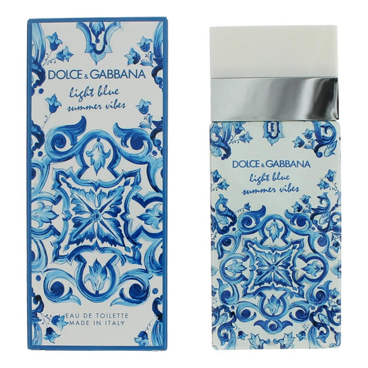 Dolce & Gabbana Light Blue Summer Vibes Eau de Toilette Spray for Women 3.3 Fl Oz