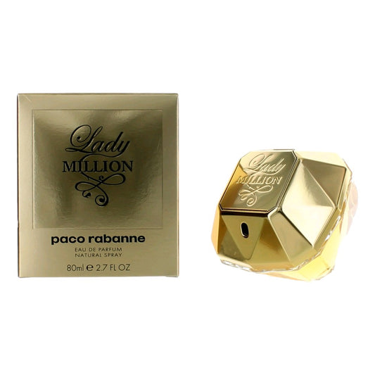 Paco Rabanne Lady Million Eau de Parfum Spray for Women 2.7 Fl Oz