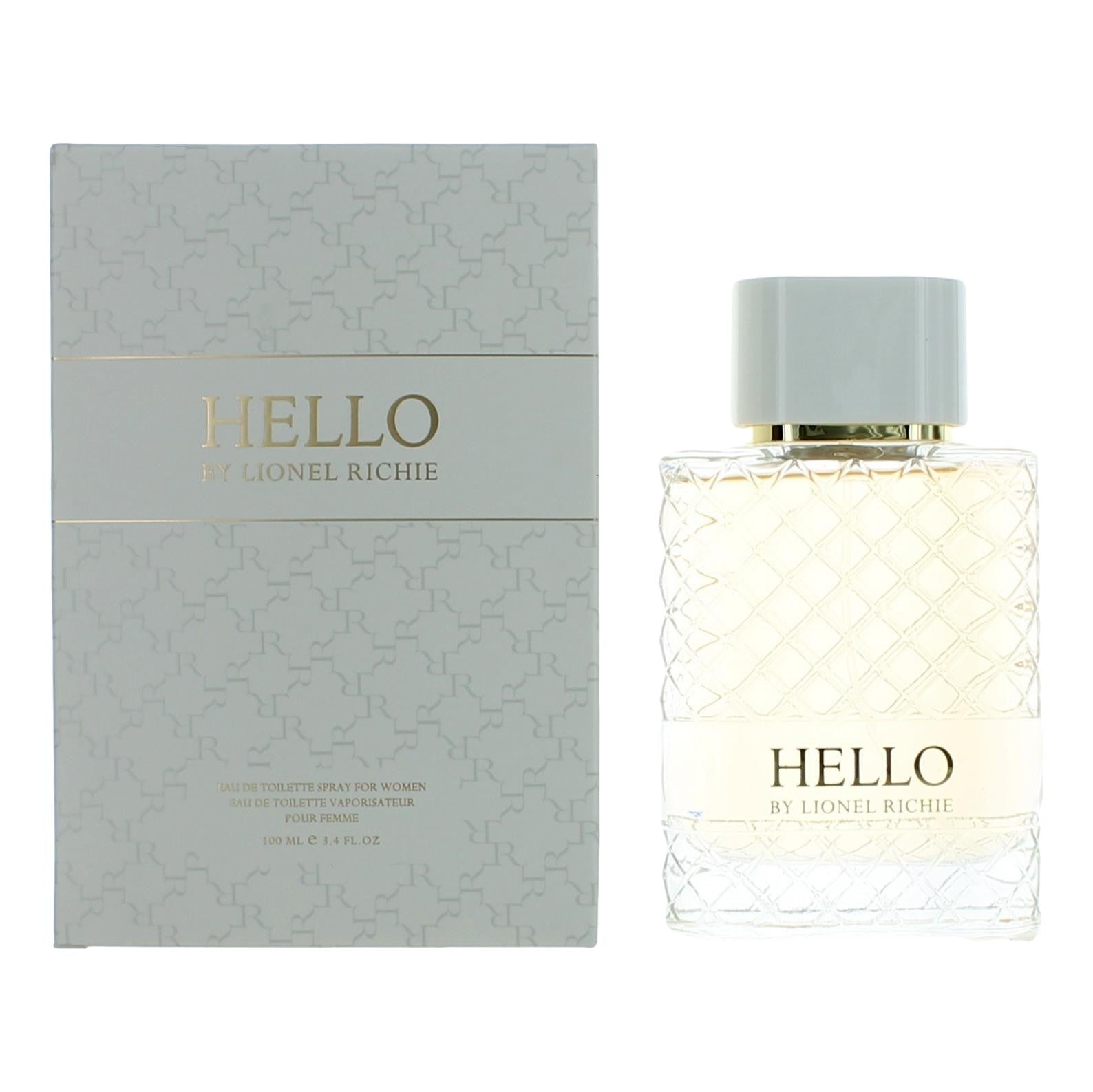 Lionel Richie Hello Eau de Toilette Spray for Women 3.4 Fl Oz