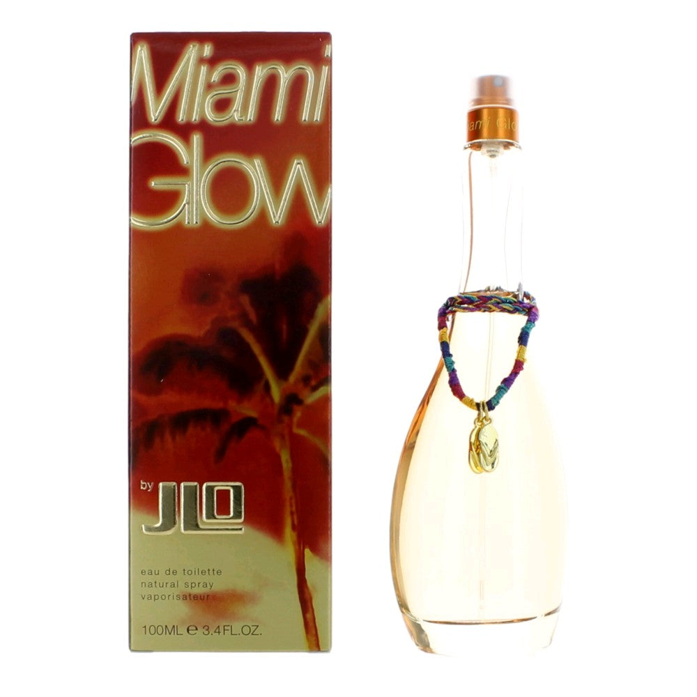 J. Lo Miami Glow Eau de Toilette Spray for Women 3.4 Fl Oz