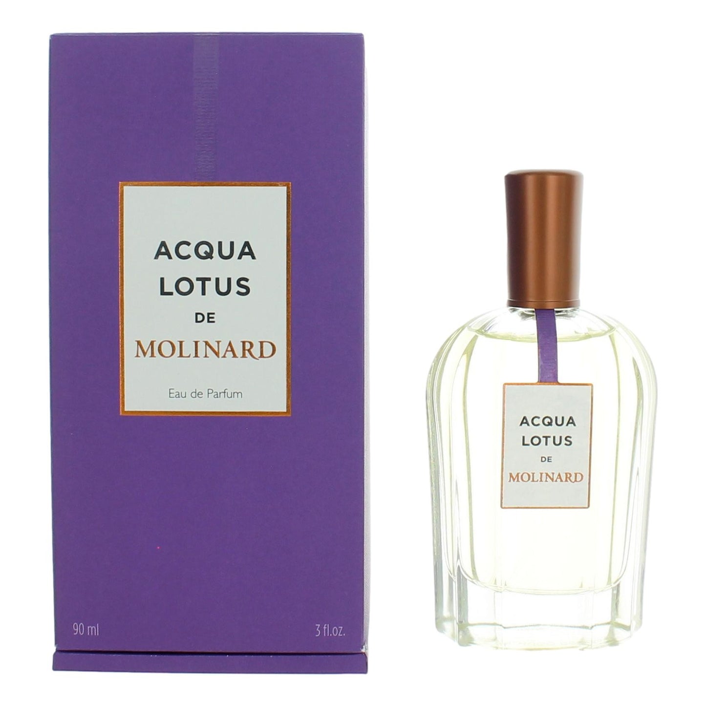 Molinard Acqua Lotus eau de Parfum Spray for Women 3 Fl Oz