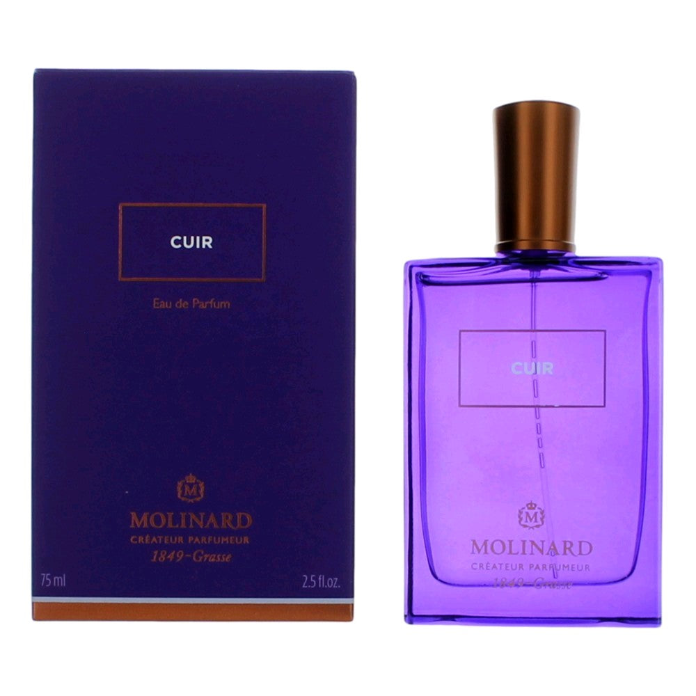 Molinard Cuir Eau de Parfum Spray for Women 2.5 Fl Oz