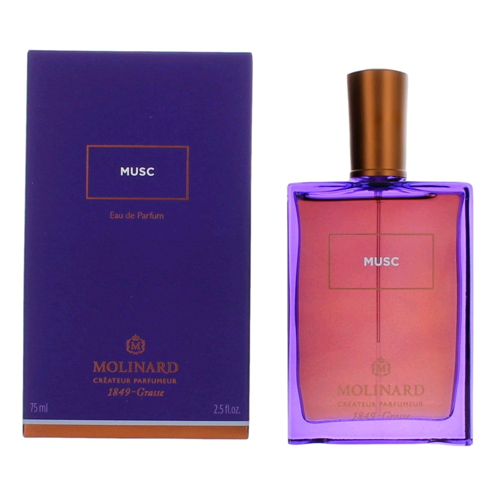 Molinard Musc Eau de Parfum Spray for Women 2.5 Fl Oz