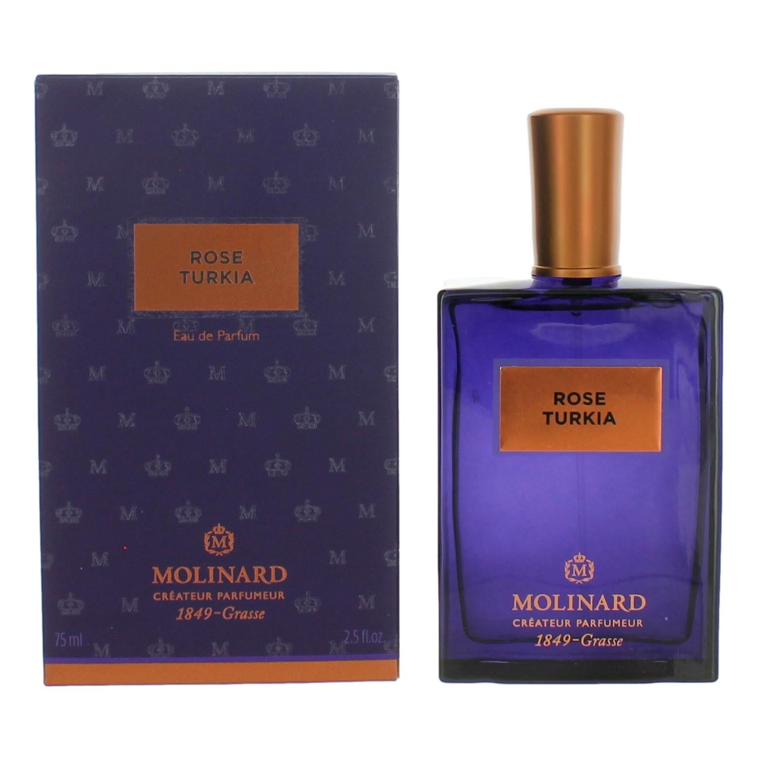 Molinard Rose Turkia Eau de Parfum Spray for Unisex 2.5 Fl Oz