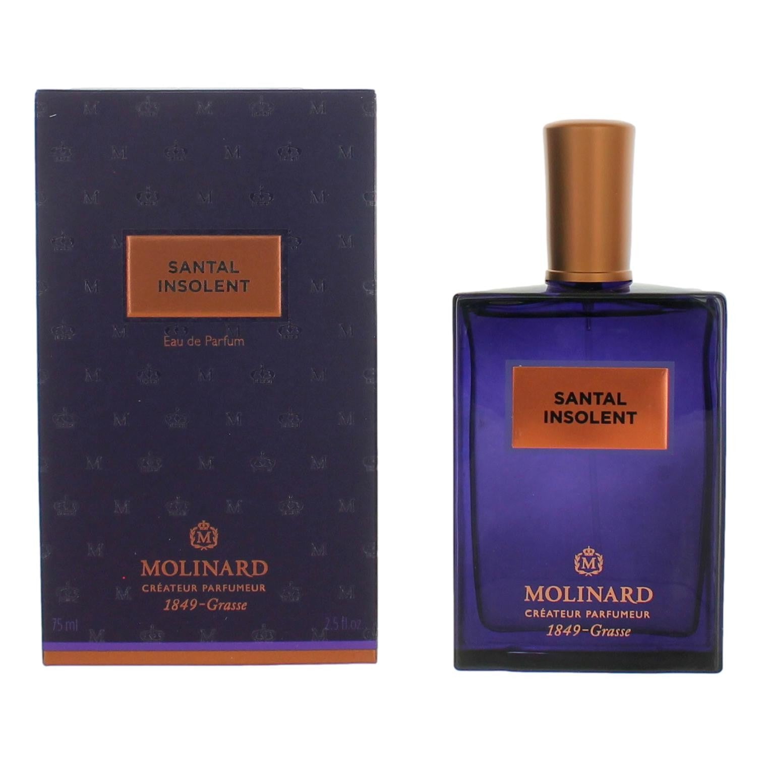 Molinard Santal Insolent Eau de Parfum Spray for Unisex 2.5 Fl Oz