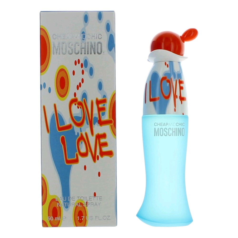 Moschino I Love Love Cheap & Chic Eau de Toilette Spray for Women 1.7 Fl Oz