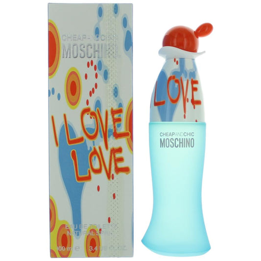 Moschino I Love Love Cheap & Chic Eau de Toilette Spray for Women 3.4 Fl Oz