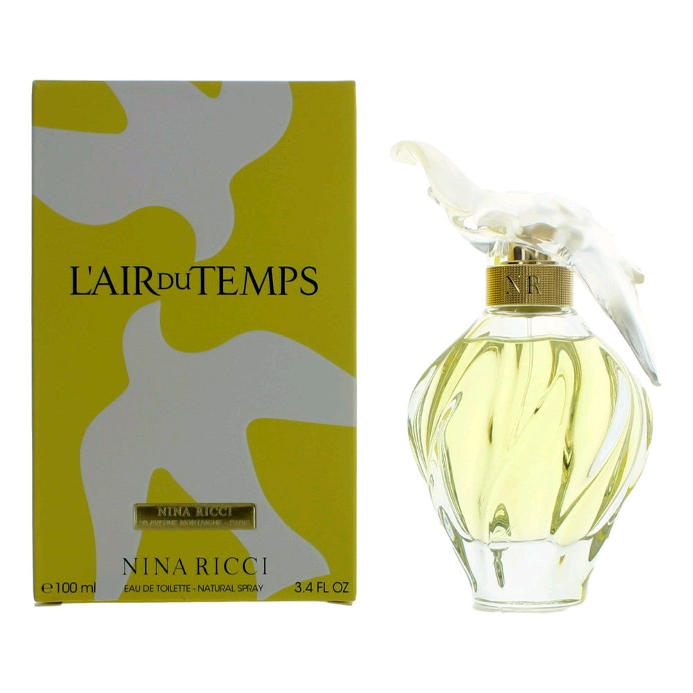 Nina Ricci L'air du Temps Eau de Toilette Spray for Women 3.4 Fl Oz