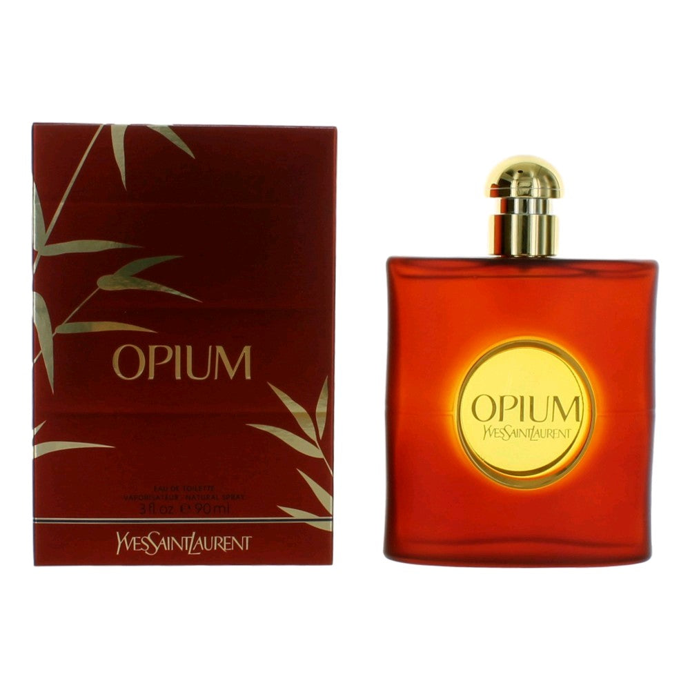 Yves Saint Laurent Opium Eau de Toilette Spray for Women 3 Fl Oz