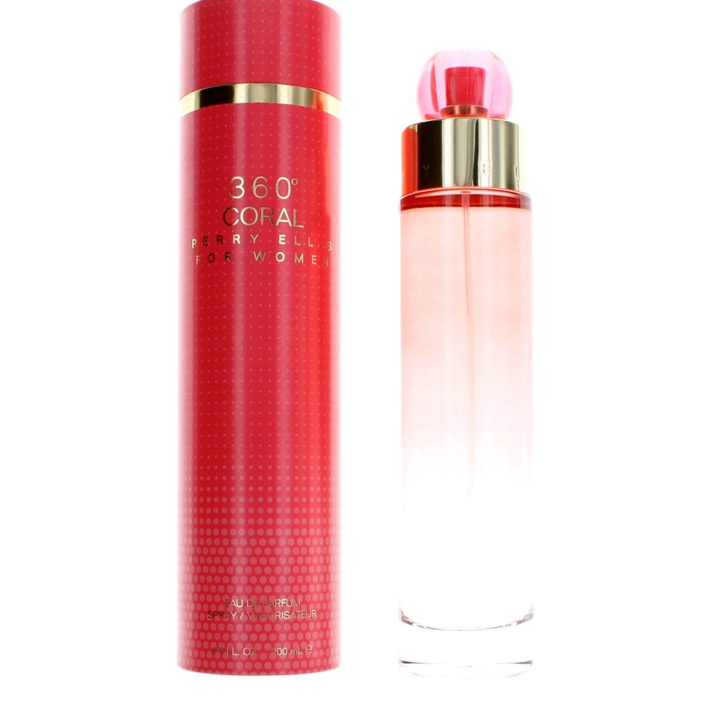 Perry Ellis Perry Ellis 360 Coral Eau de Toilette Spray for Women 6.8 Fl Oz