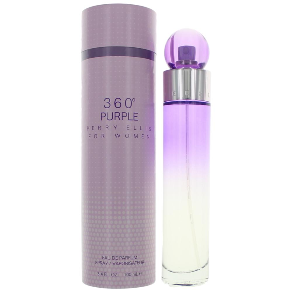 Perry Ellis Perry Ellis 360 Purple Eau de Parfum Spray for Women 3.4 Fl Oz