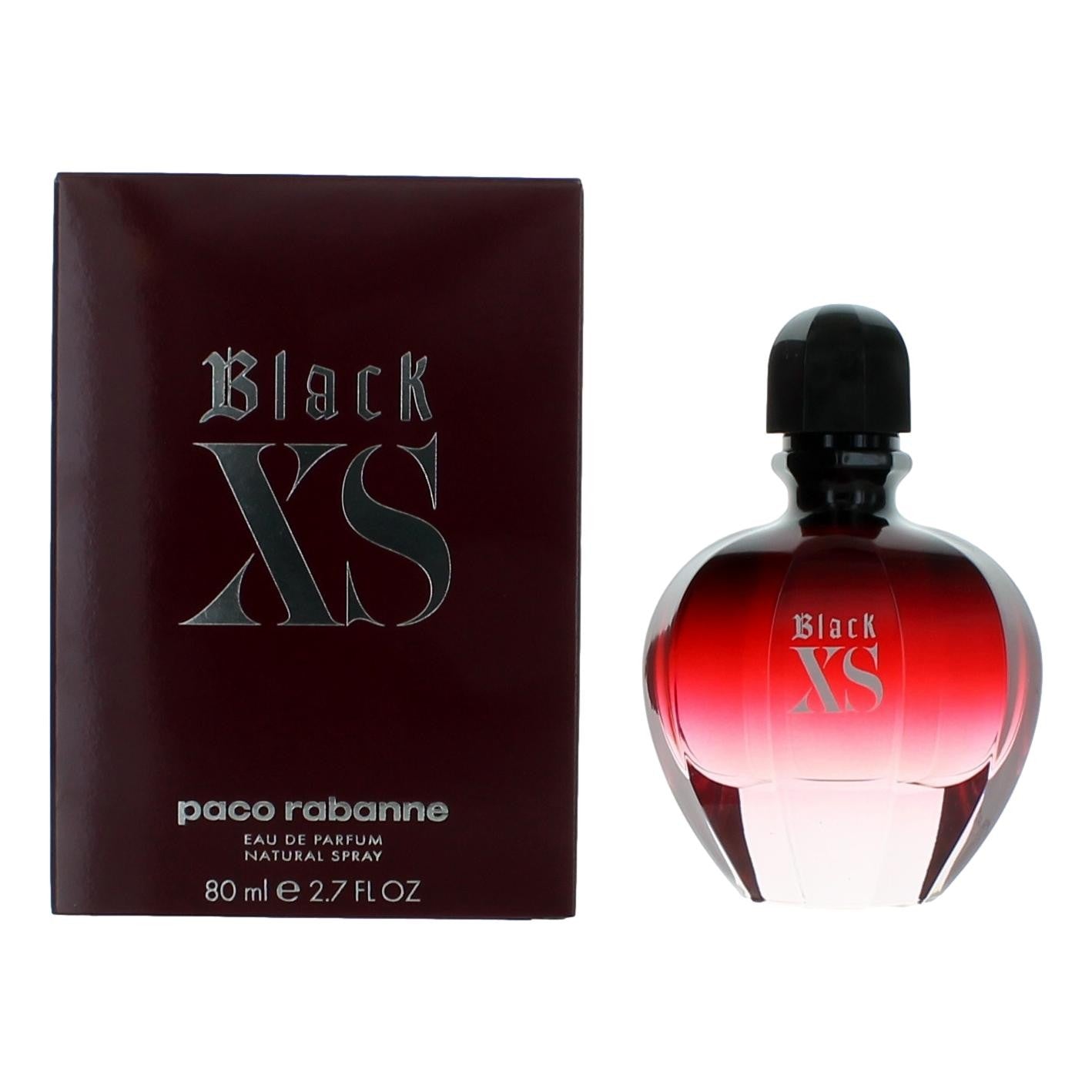 Paco Rabanne Black XS Eau de Parfum Spray for Men 2.7 Fl Oz