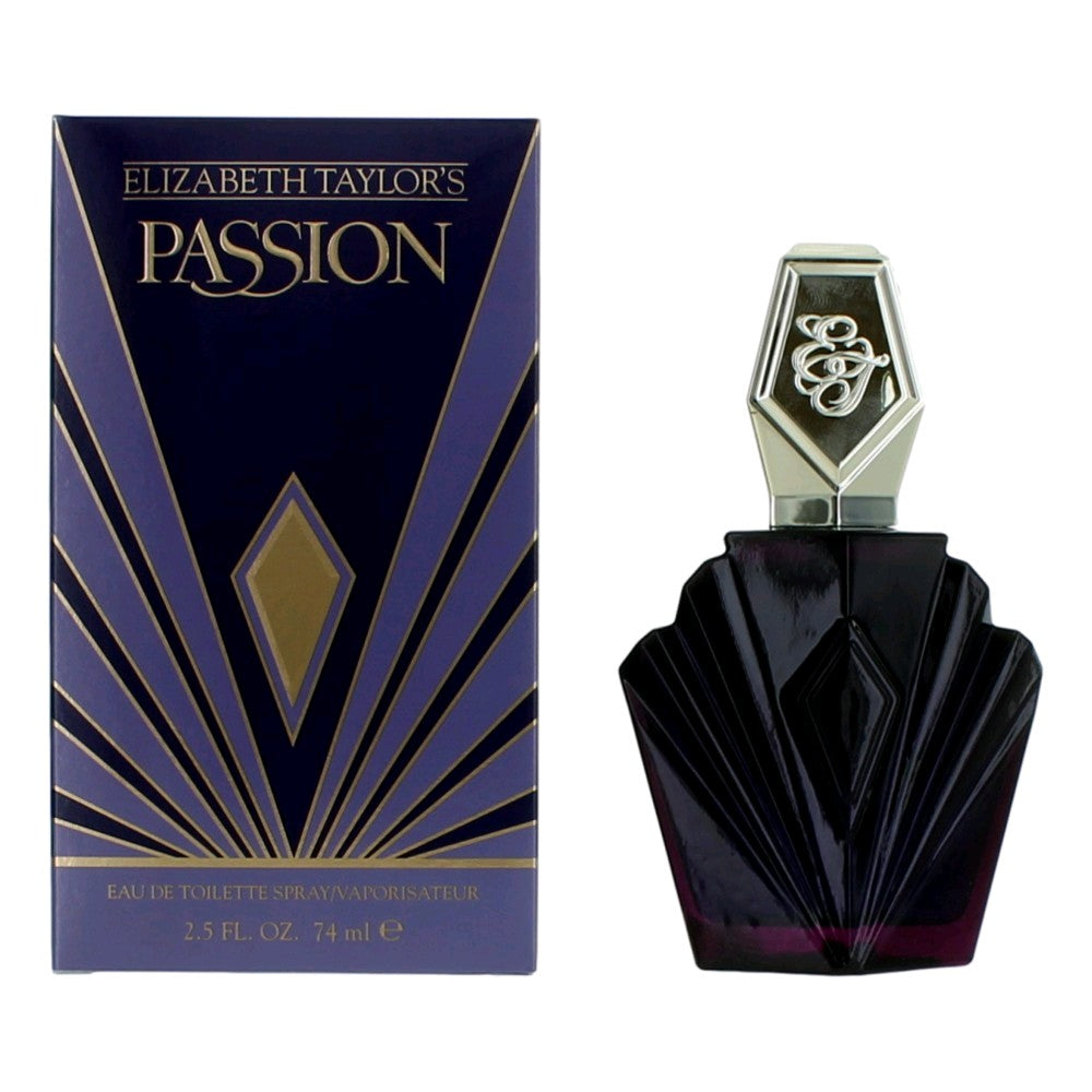 Elizabeth Taylor Passion Eau de Toilette Spray for Women 2.5 Fl Oz