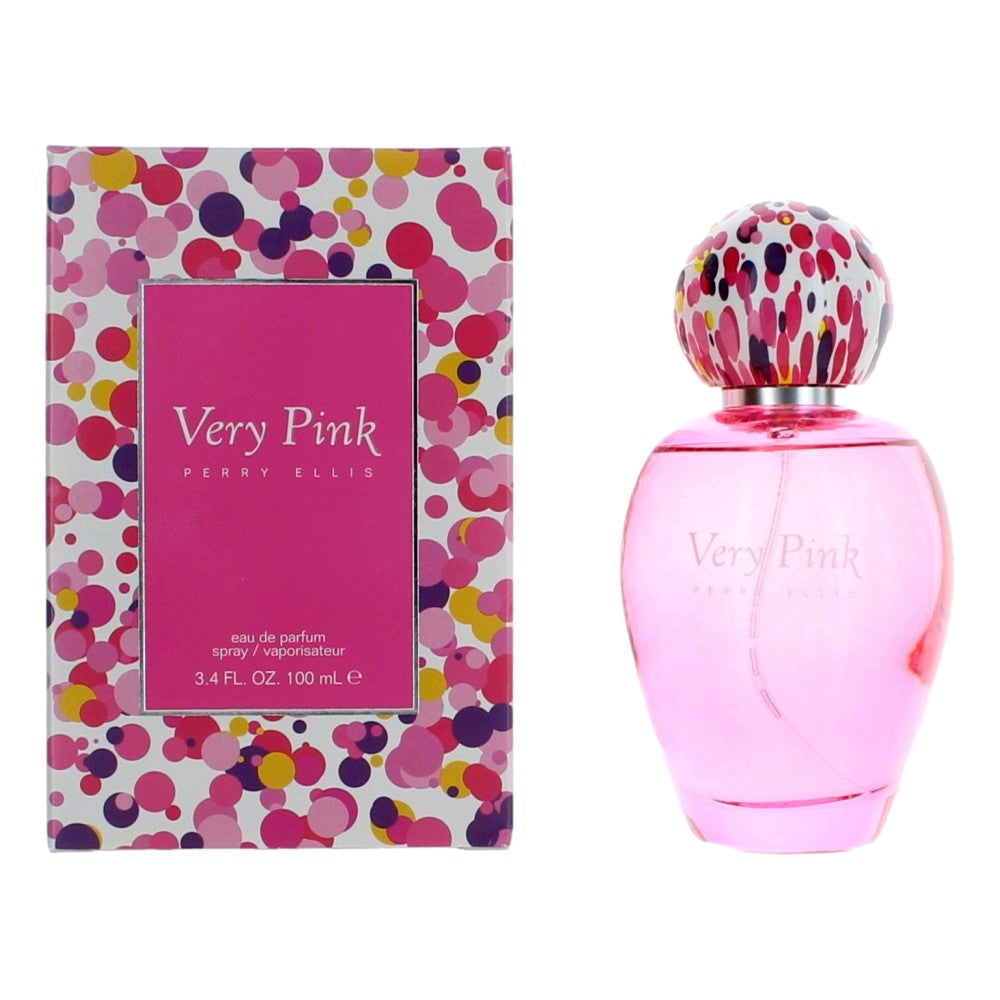 Perry Ellis Very Pink Eau de Parfum Spray for Women 3.4 Fl Oz