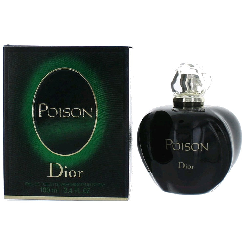 Christian Dior Poison Eau de Toilette Spray for Women 3.4 Fl Oz