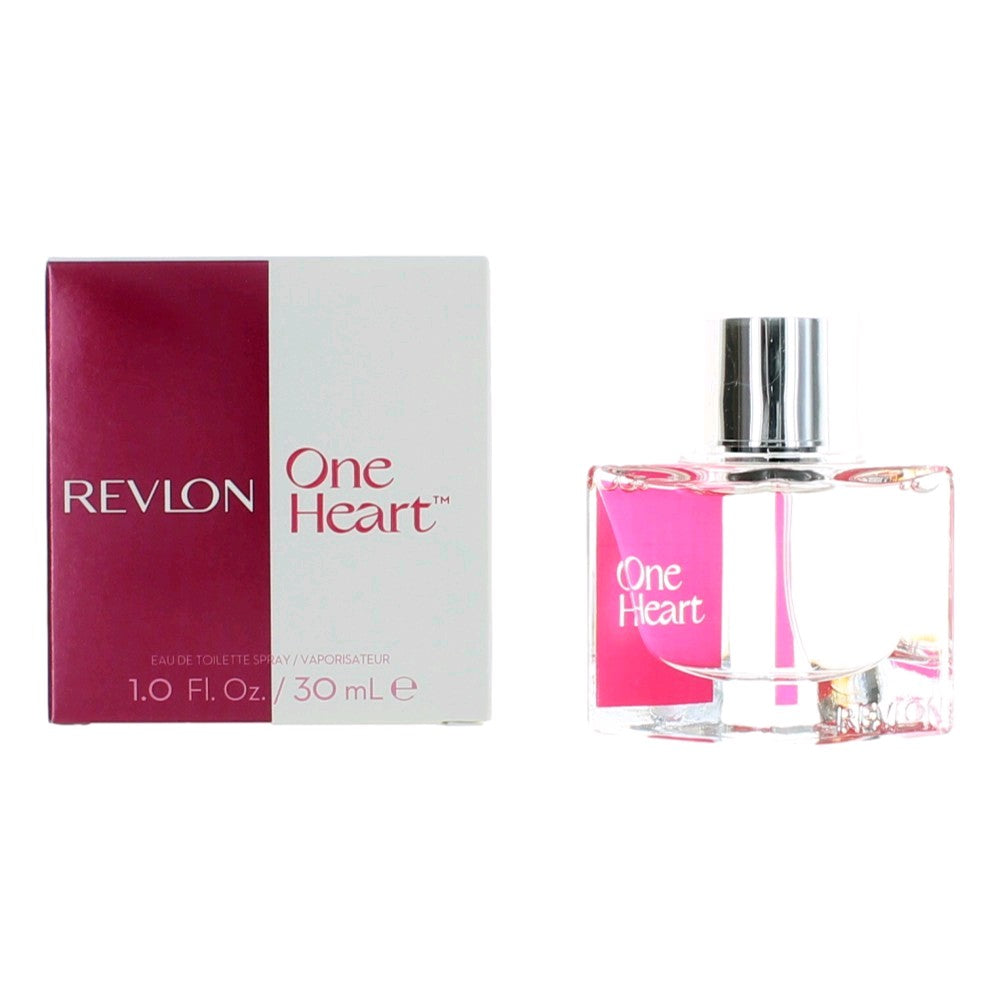 Revlon One Heart Eau de Toilette Spray for Women 1 Fl Oz