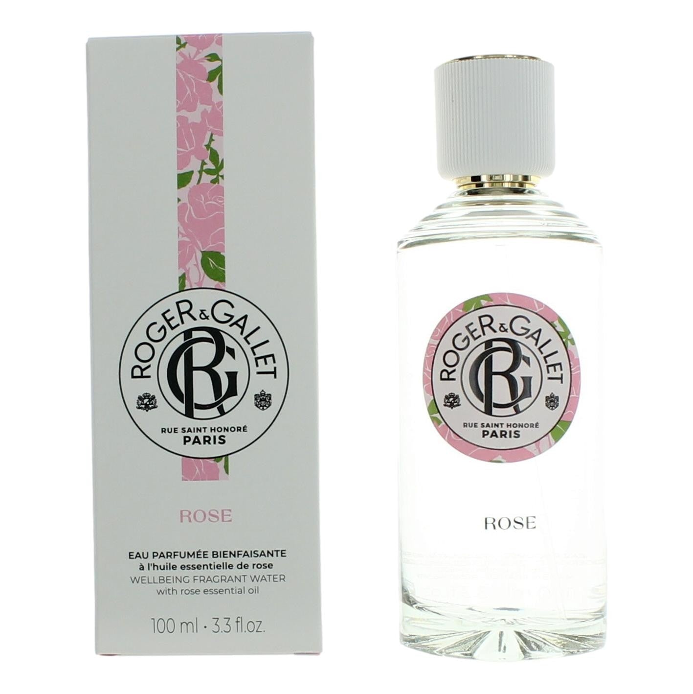 Roger & Gallet Roger & Gallet Rose Eau de Parfum Spray for Women 3.3 Fl Oz