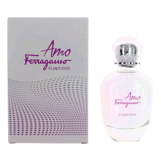 Salvatore Ferragamo Amo Ferragamo Flowerful Eau de Toilette Spray for Women 3.4 Fl Oz