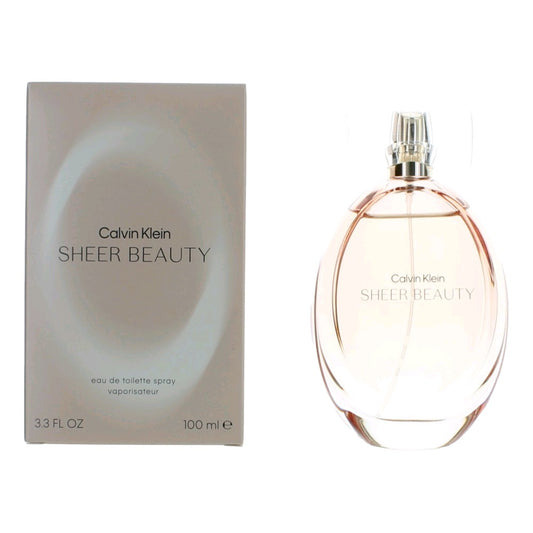 Calvin Klein Sheer Beauty Eau de Toilette Spray for Women 3.4 Fl Oz