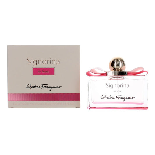 Salvatore Ferragamo Signorina In Fiore Eau de Toilette Spray for Women 3.4 Fl Oz
