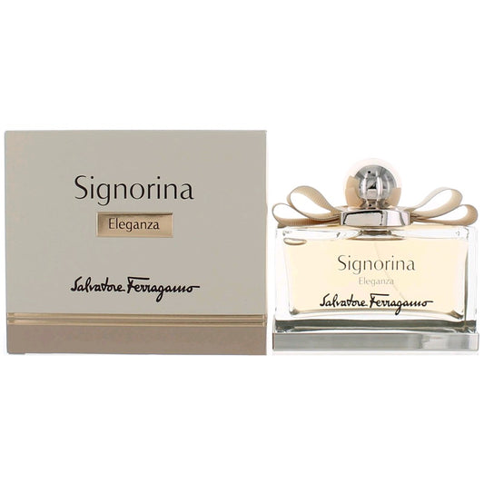 Salvatore Ferragamo Signorina Eleganza Eau de Parfum Spray for Women 3.4 Fl Oz