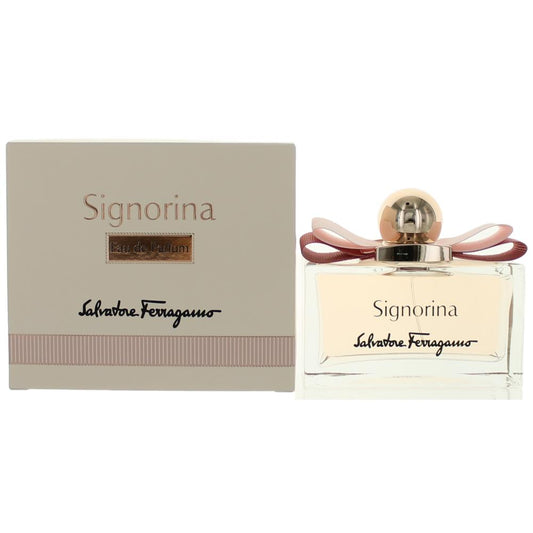 Salvatore Ferragamo Signorina Eau de Parfum Spray for Women 3.4 Fl Oz