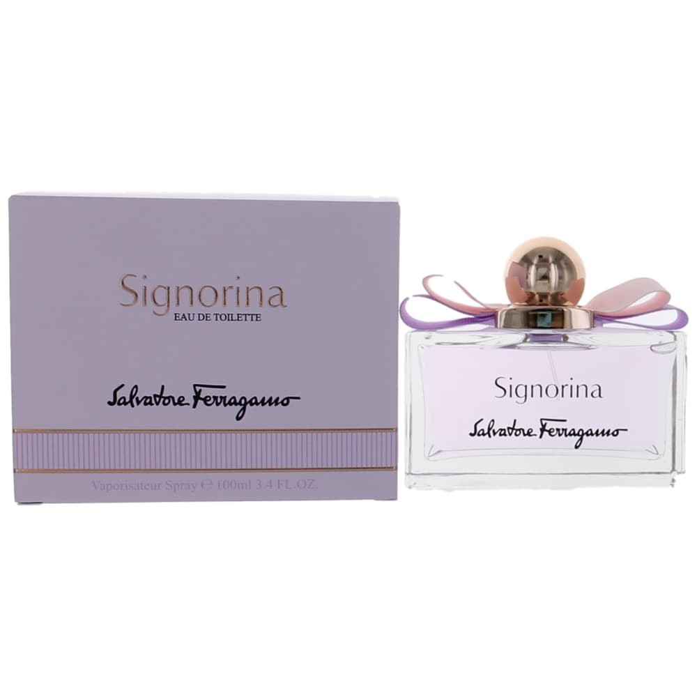 Salvatore Ferragamo Signorina Eau de Toilette Spray for Women 3.4 Fl Oz