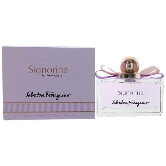 Salvatore Ferragamo Signorina Eau de Toilette Spray for Women 3.4 Fl Oz