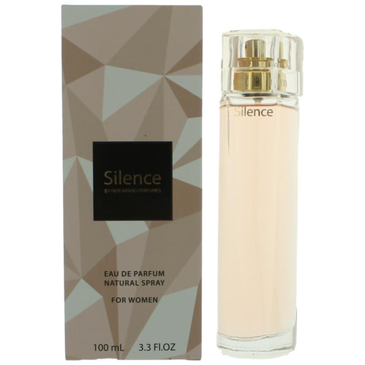 New Brand Silence Eau de Parfum Spray for Women 3.3 Fl Oz