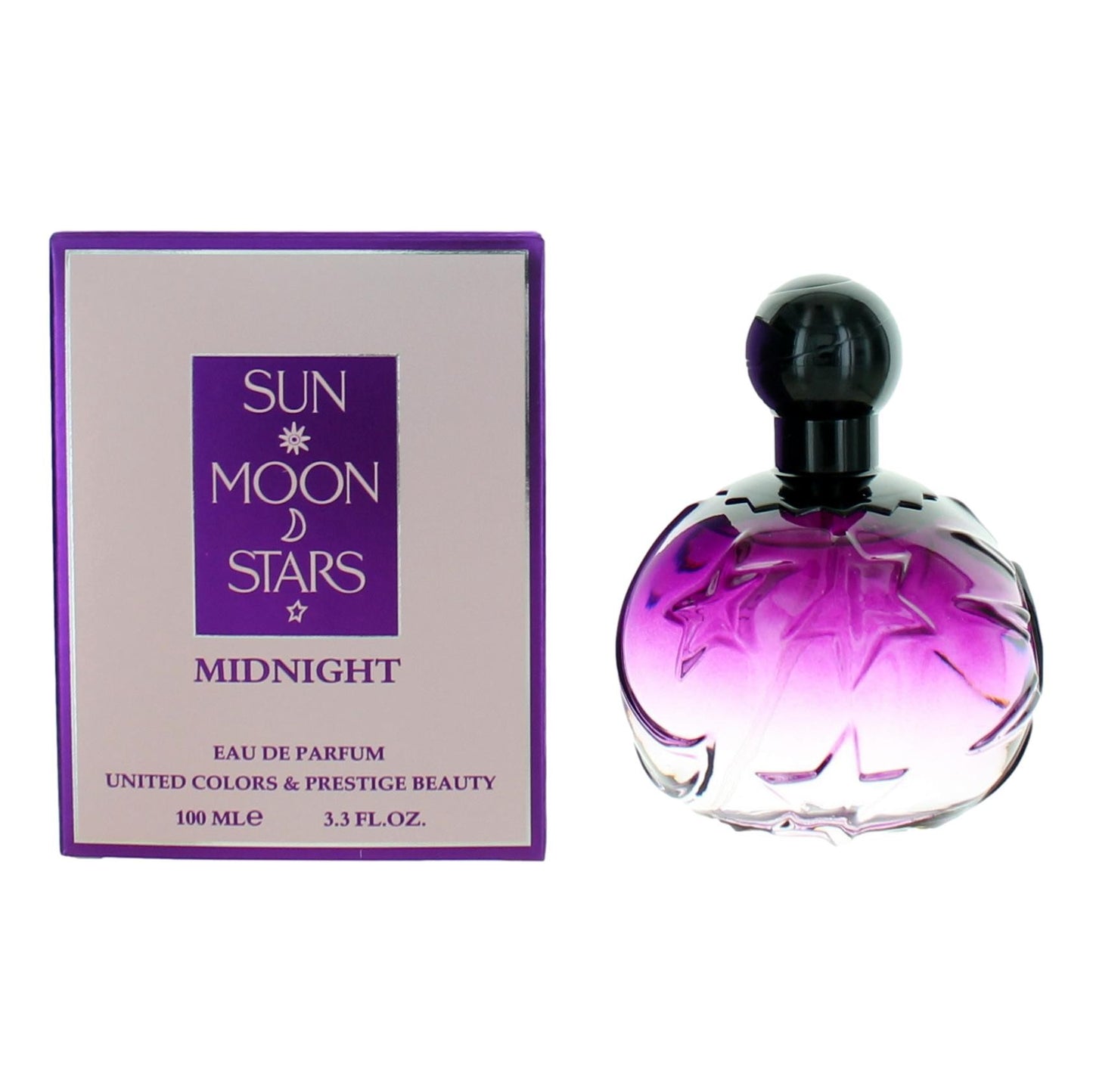 United Colors Sun Moon Stars Midnight Eau de Parfum Spray for Women 3.4 Fl Oz