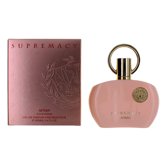 Afnan Supremacy Pink Eau de Parfum Spray for Women 3.4 Fl Oz